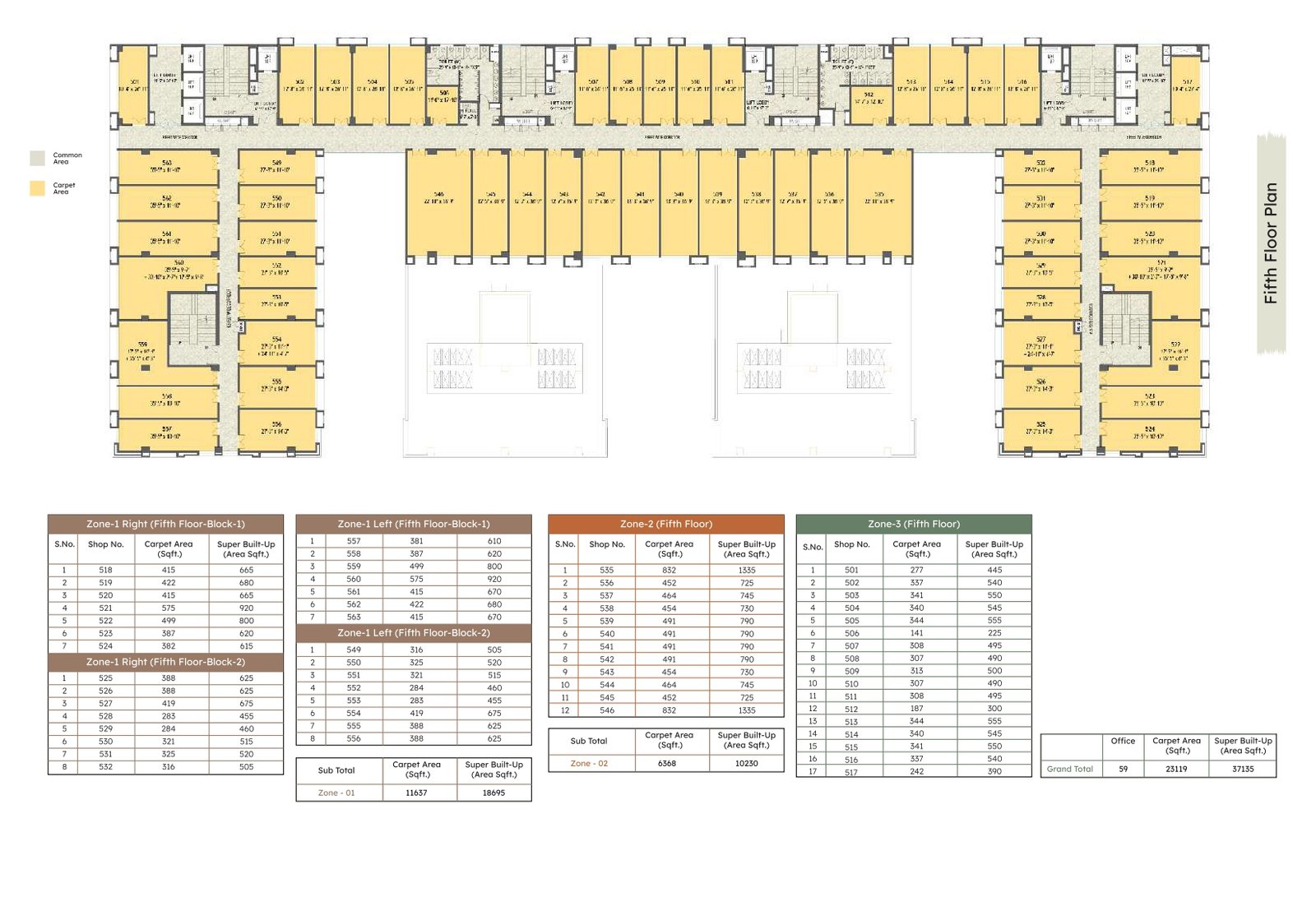 Advanced floorplan for downtown